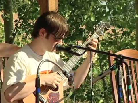 Aaron O'Rourke on the 6 string Banjola at the Colorado Banjola Festival