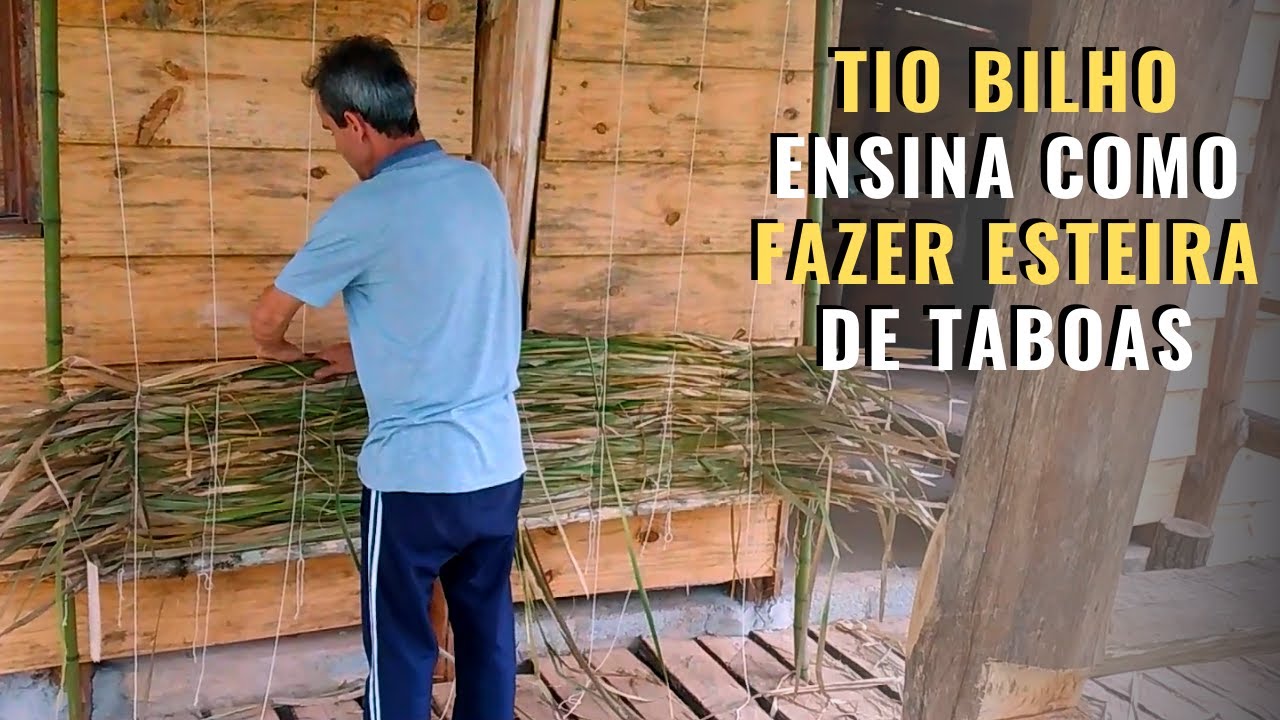 COMO FAZER ESTEIRA DE TABOA DE UM JEITO SIMPLES | episódio 56