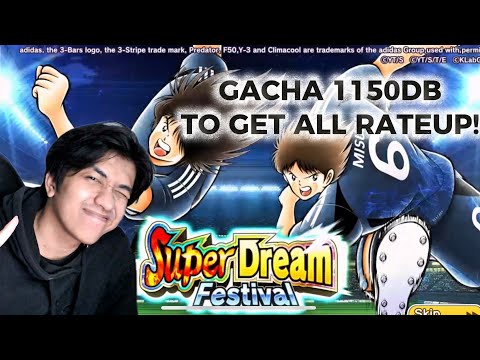 GACHA 1150 DB SANO & MISUGI SDF! GACHA UNTIL GET ALL RATE UP! CAPTAIN TSUBASA DREAM TEAM