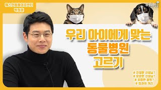 작지만 유명한 병원 vs 대형병원, 어떤 선택이 좋을까? 우리 아이에게 맞는 동물병원 고르기! (웨스턴동물의료센터 박정훈 수의사)