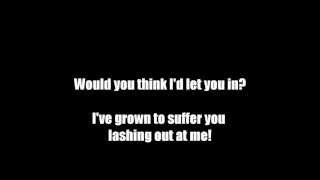 ASHES dIVIDE - Enemies + Lyrics on screen