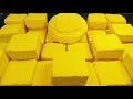 Mango Colour Soft Gym Chalk Blocks Mass Crush Sleep Aid Satisfying ASMR