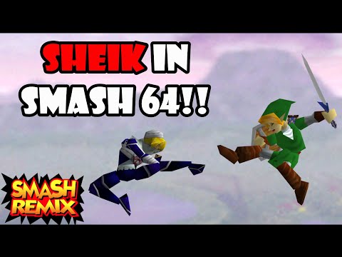 SHEIK Moveset and Gameplay! - Smash Remix Version 1.2.0