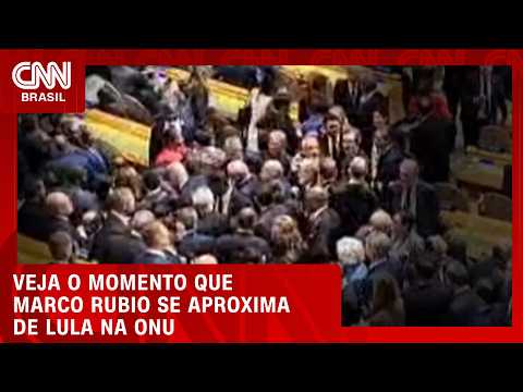 Marco Rubio se aproxima de Lula na Assembleia Geral da ONU | CNN Brasil