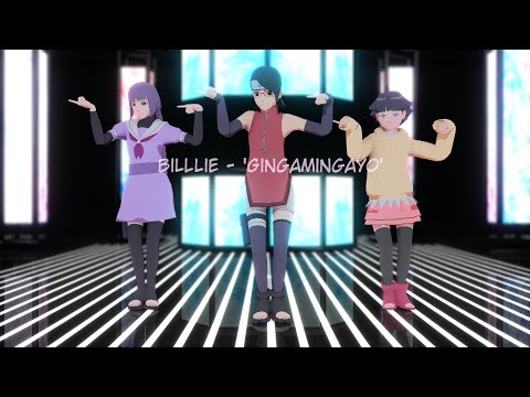 【Naruto MMD/60FPS】Billlie - GingaMingaYo - Sumire*Sarada*Himawari