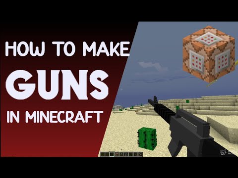 UnrulyColt - How To Make A Gun In Minecraft! *No Mods*