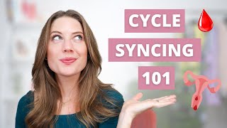 HOW TO SYNC YOUR LIFE TO YOUR CYCLE // all about cycle syncing - info every woman should know!!