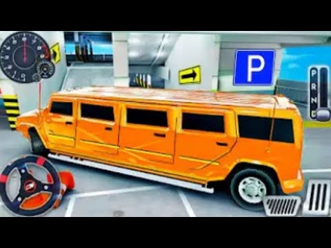 Multi Level Car Parking Luxury Hummer - Limousine Driving in City Simulator - Android GamePlay