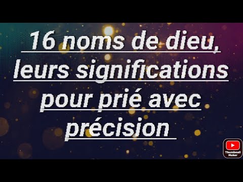 The 16 Powerful Names of God, and their meanings for effective prayer.