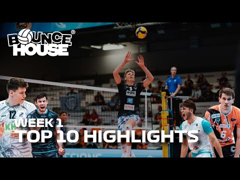 IST das der SPEKTAKULÄRSTE ZUSPIELER❓🥵 | TOP 10 HIGHLIGHTS  Bounce House Woche 1