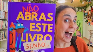 Bom dia Histórias: Não abras este livro, senão... | Senhor Azul
