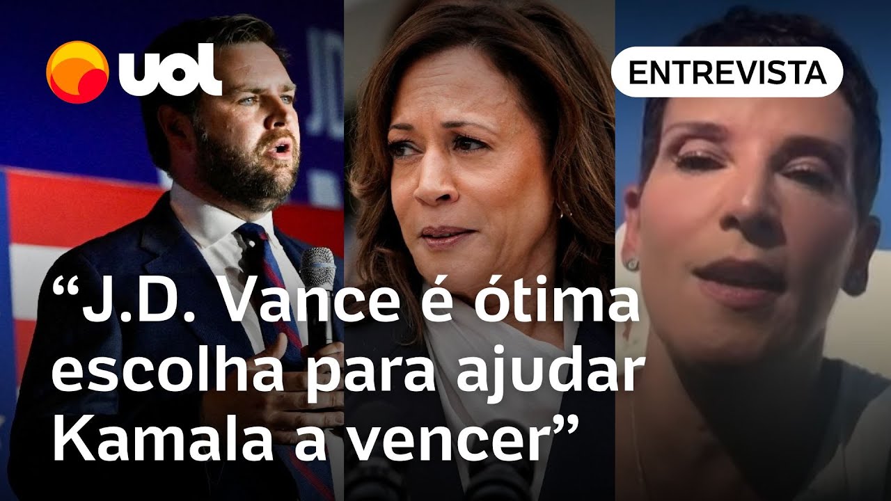 Trump escolheu pior vice para enfrentar Kamala Harris em eleição nos EUA, diz Monica de Bolle