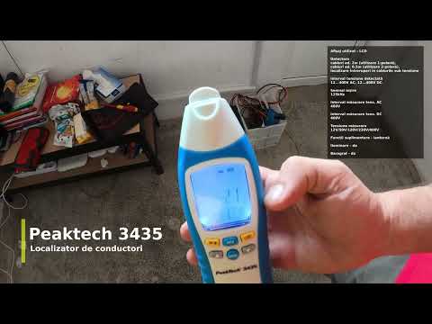 Peaktech 3435 - Localizator de conductori/Detector de cabluri PRAM