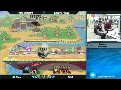 Fight Knight 4 Project M Singles Losers Finals - Dirtboy (Squirtle) vs. Tavi (Mario)
