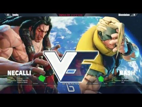 Street Fighter 5 Tournament: Next Level Battle Circuit V.5 - Javits (Necalli) vs Dieminion (Nash)