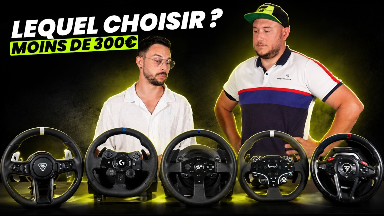 Quel volant choisir à moins de 300€ ? Le GRAND comparatif 2026