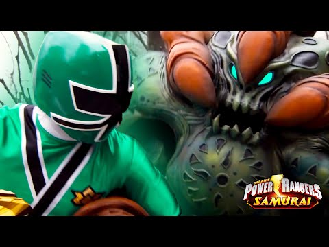 Green Ranger Vs Rofer 🟢⚡| Power Rangers Samurai | Power Rangers Kids