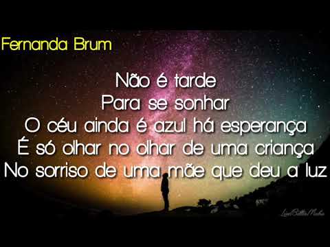 Não É Tarde - Fernanda Brum e Ana Paula Valadão (Playback Legendado)