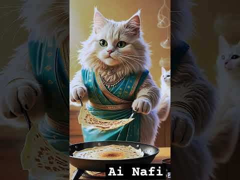 Cat Cooking Food #1million #cats #cooking