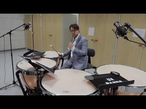 Elliott Carter: Eight Pieces for Four Timpani.  VIII: March. Mark Boseman, DMA