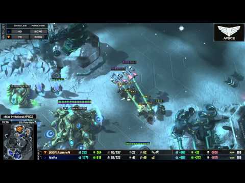 SC2 Aqueron vs Nara Game 3 Christmas Invitational Starcraft 2 Tournament