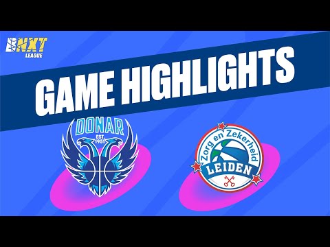 Donar Groningen vs. Zz Leiden - Game Highlights