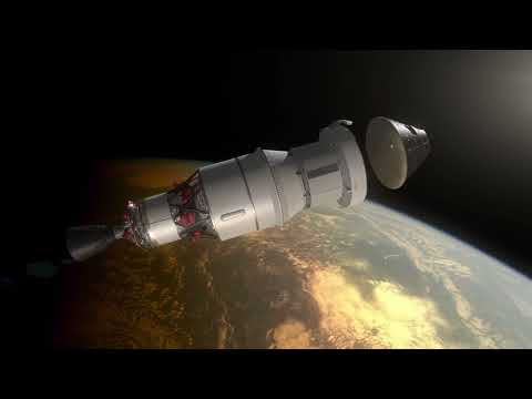 "Thrilling Reentry: Capsule's Fiery Return!"