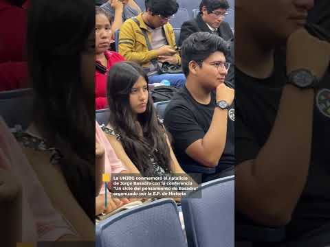 REALIZARON CICLO DE CONFERENCIA PENSAMIENTO DE JORGE BASADRE ORGANIZADO POR LA ESCUELA DE HISTORIA