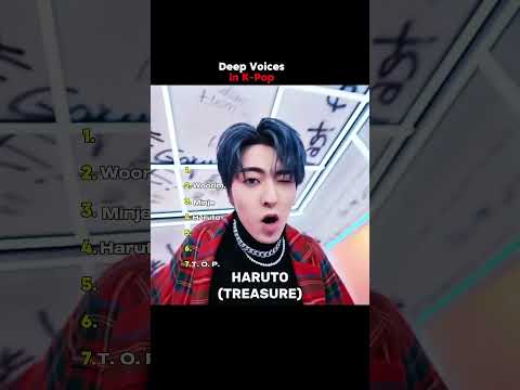 Whose DEEP VOICE was your favorite? #kpop #deepvoice #shorts