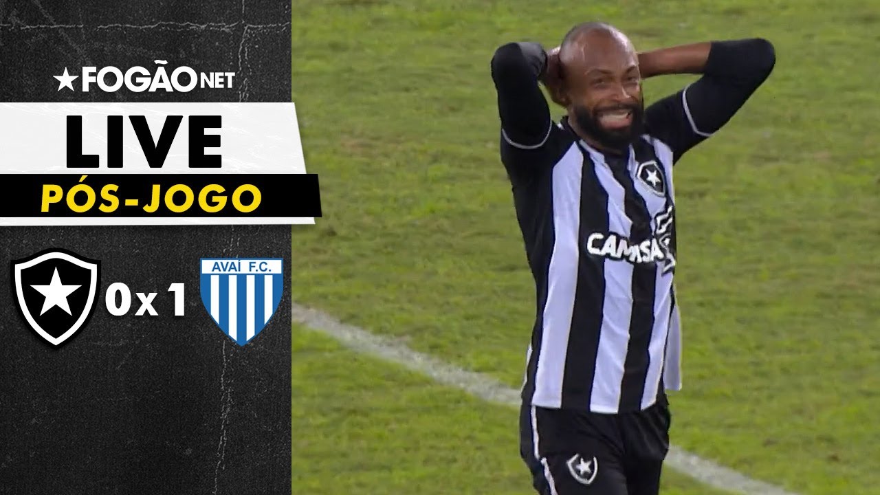 LIVE | Pós-jogo de Botafogo 0x1 Avaí e as repercussões de mais uma derrota no Brasileirão