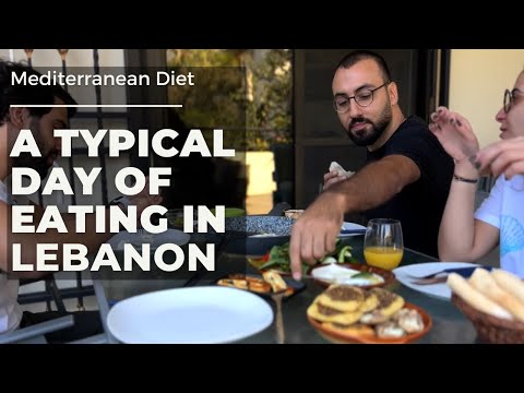 What Does a Typical Day of Eating in Lebanon Look Like? Mediterranean Diet!
