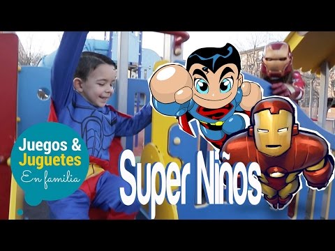 SUPERMAN CONTRA IRONMAN // Superhéroes niños