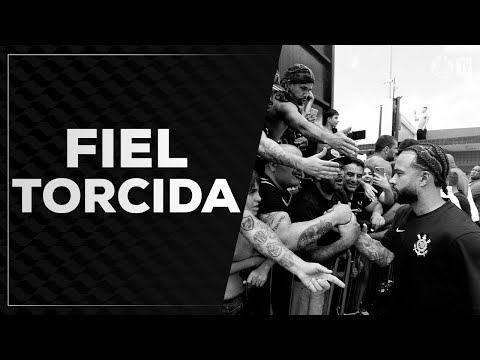 FESTA DA FIEL TORCIDA NA SAÍDA DO ÔNIBUS PARA A FINAL DA COPA DO BRASIL
