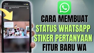 Download lagu Cara Membuat Status WhatsApp Pakai Fitur Stiker Pertanyaan || Fitur Terbaru WhatsApp 2025 mp3 Download lagu Cara Membuat Status WhatsApp Pakai Fitur Stiker Pertanyaan || Fitur Terbaru WhatsApp 2025 mp3