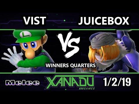 S@X 283 SSBM - Vist (Luigi) Vs. Juicebox (Sheik) Smash Melee Winners Quarters