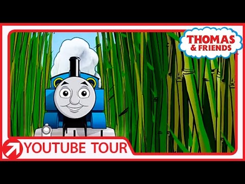 Thomas Thinks Bamboo is Really Useful | YouTube World Tour | Thomas & Friends - Kids TV Series, Kingdom Kids Zone - Thomas & Friends