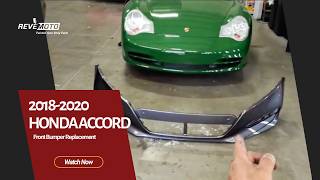 2018 Honda Accord Front Bumper Replacement — Remove & Install at Home | ReveMoto