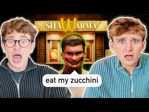 Working The NIGHT SHIFT At A Shawarma Kiosk😭 w Scott Kress 