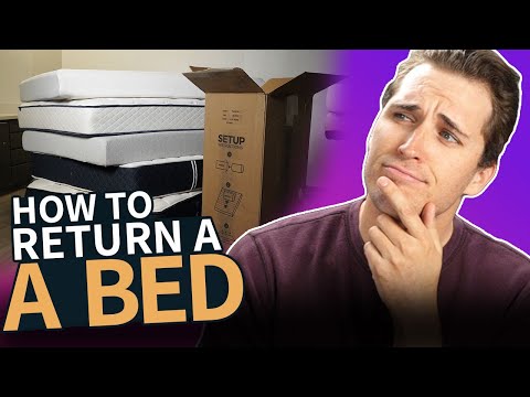 Part of a video titled How To Return A Bed In A Box Mattress (FULL GUIDE) - YouTube