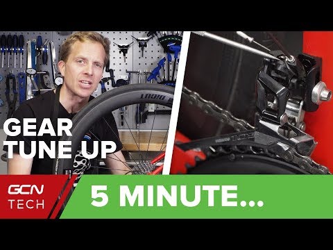 5 Minute Simple Bike Gear Tune-Up | Indexing, Cable Tension & Limit Screws