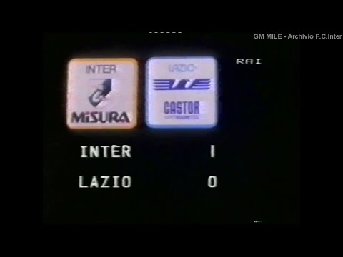 1984-85 (18^ - 10-02-1985) INTER-Lazio 1-0 [Marini] Servizio D.S.Rai