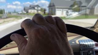 1947 Chrysler Town and Country Convertible Start Up and Driving POV