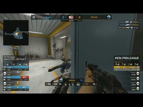 ESL Pro League Season 9 - Oceania | Grayhound vs. Ground Zero | Chiefs vs. Avant