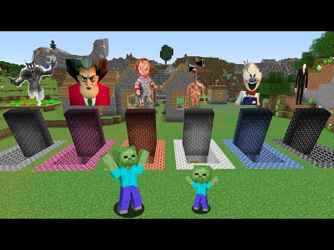 YANLIŞ KORKUNÇ 1000$ GİZLİ GEÇİTİ SEÇERSEN ÖLÜRSÜN! - Minecraft