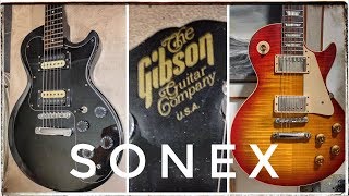 Video thumbnail for Oddball Semi Plastic Vintage GIBSON SONEX vs LES PAUL 1959 Reissue - May surprise you! by Johan Segeborn