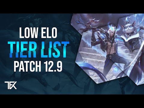 Low Elo  Tier List | Patch 12.9 | german | TFK