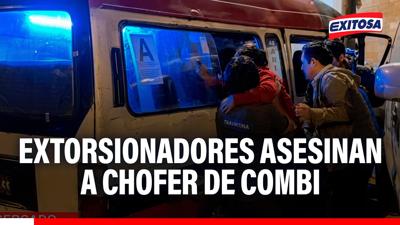 🔴🔵 Extorsionadores asesinan a chofer de combi y dejan una pasajera herida