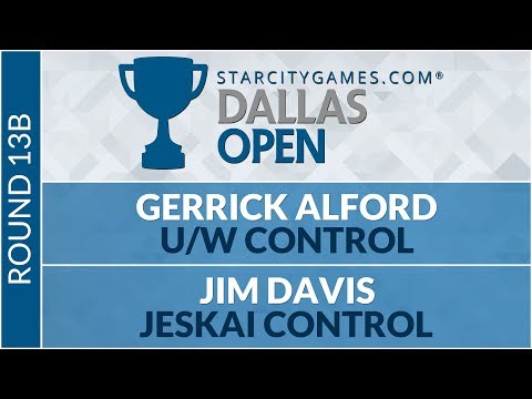 SCGDFW - Round 13b - Gerrick Alford vs Jim Davis [Modern]
