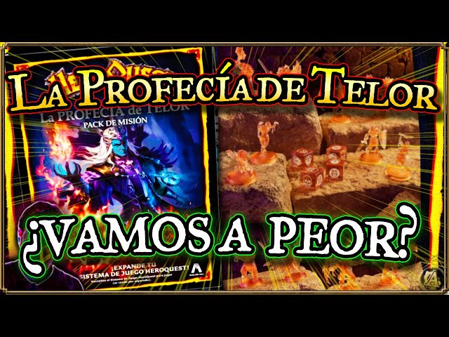 Vídeo relacionado con HeroQuest La profecía de Telor Adventure Pack, HeroQuest Juego Base requerido, Blanco