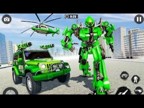 Army Helicopter Robot Transformation || Lion Robot Transform || LA LA GAMES